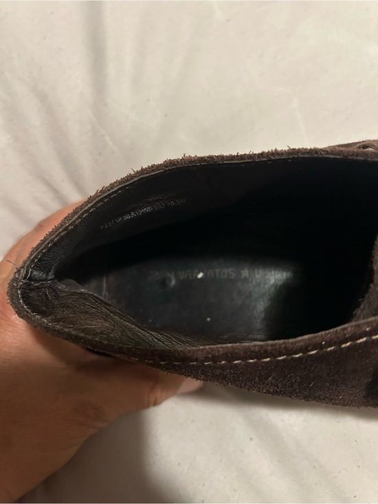 John Varvatos Brown Suede Moc-Toe Chukka Boots
